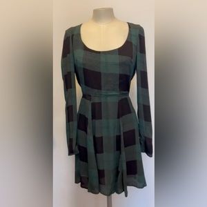 Reformation Val Plaid Dress